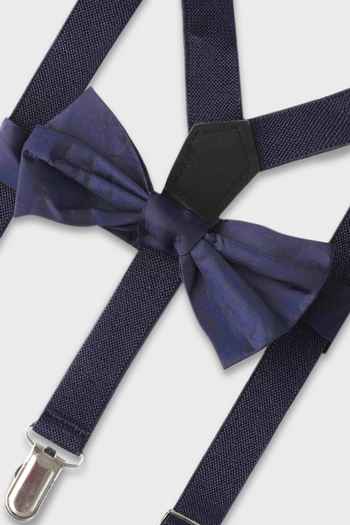 Boys Navy Gallace & Bow Tie Set