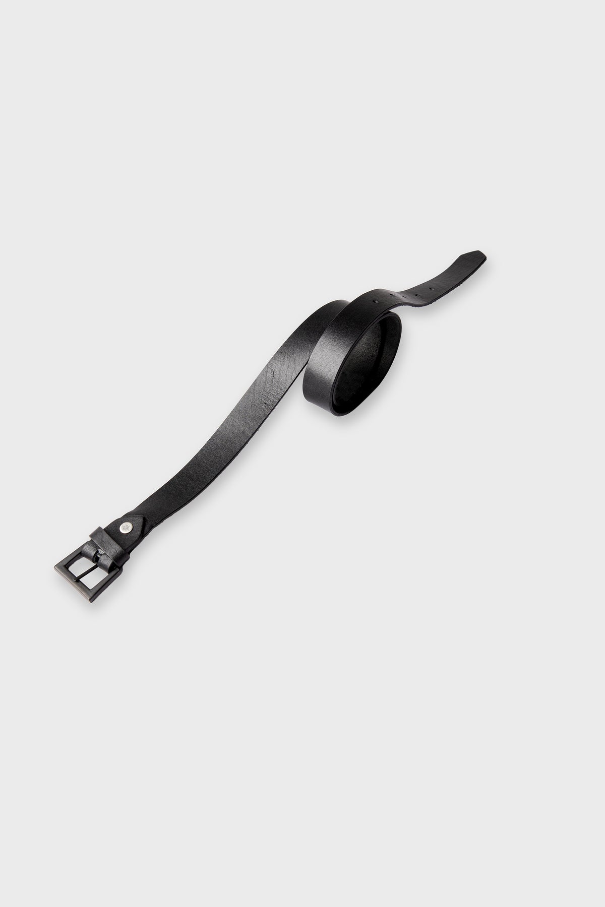 Boys Classic Black Leather Belt