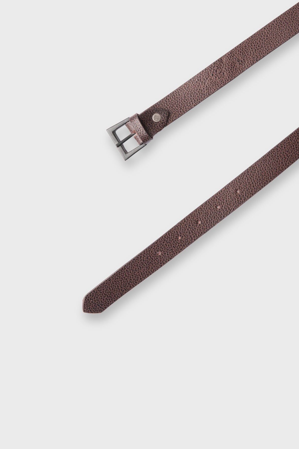 Boys Heritage Brown Leather Belt