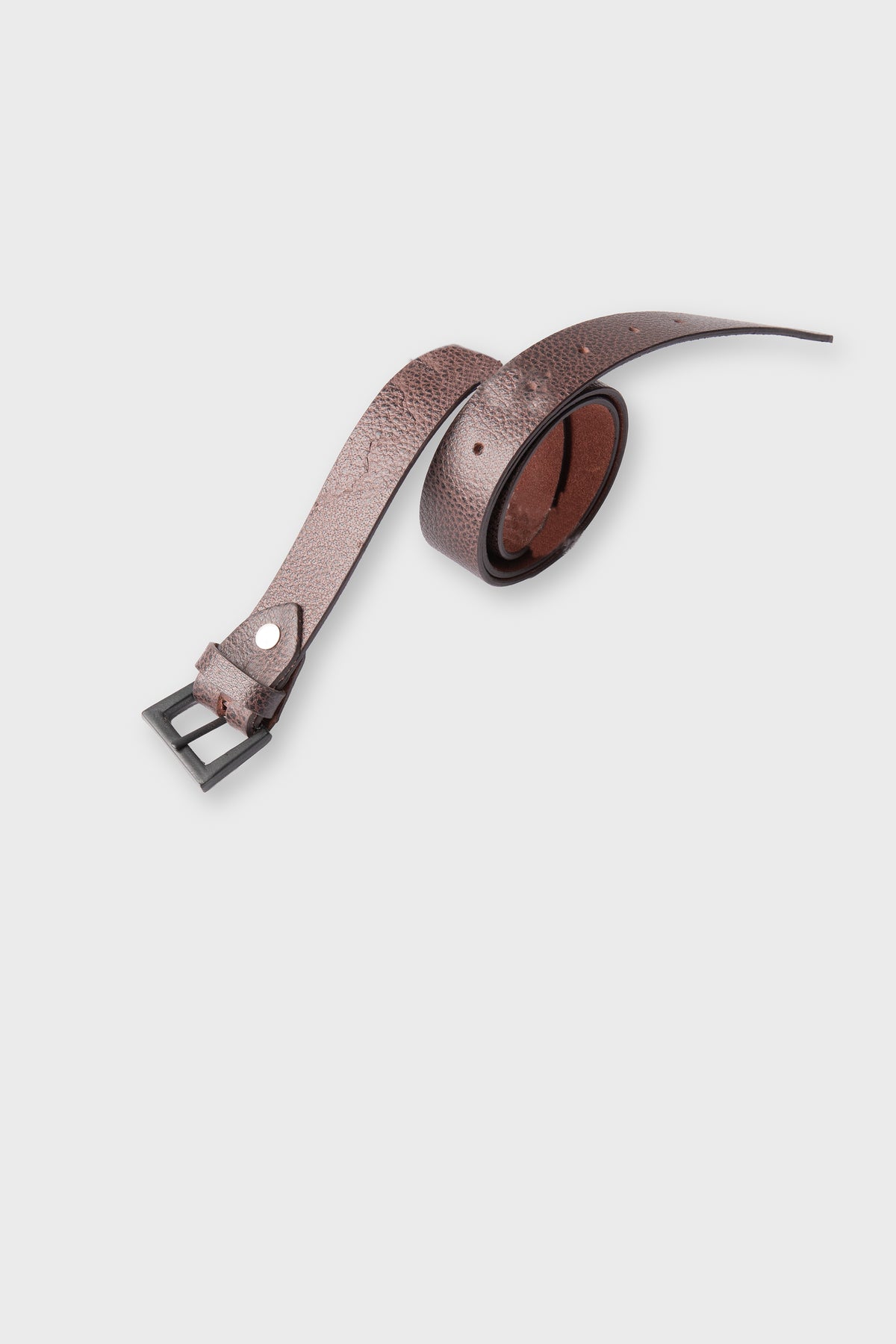 Boys Heritage Brown Leather Belt