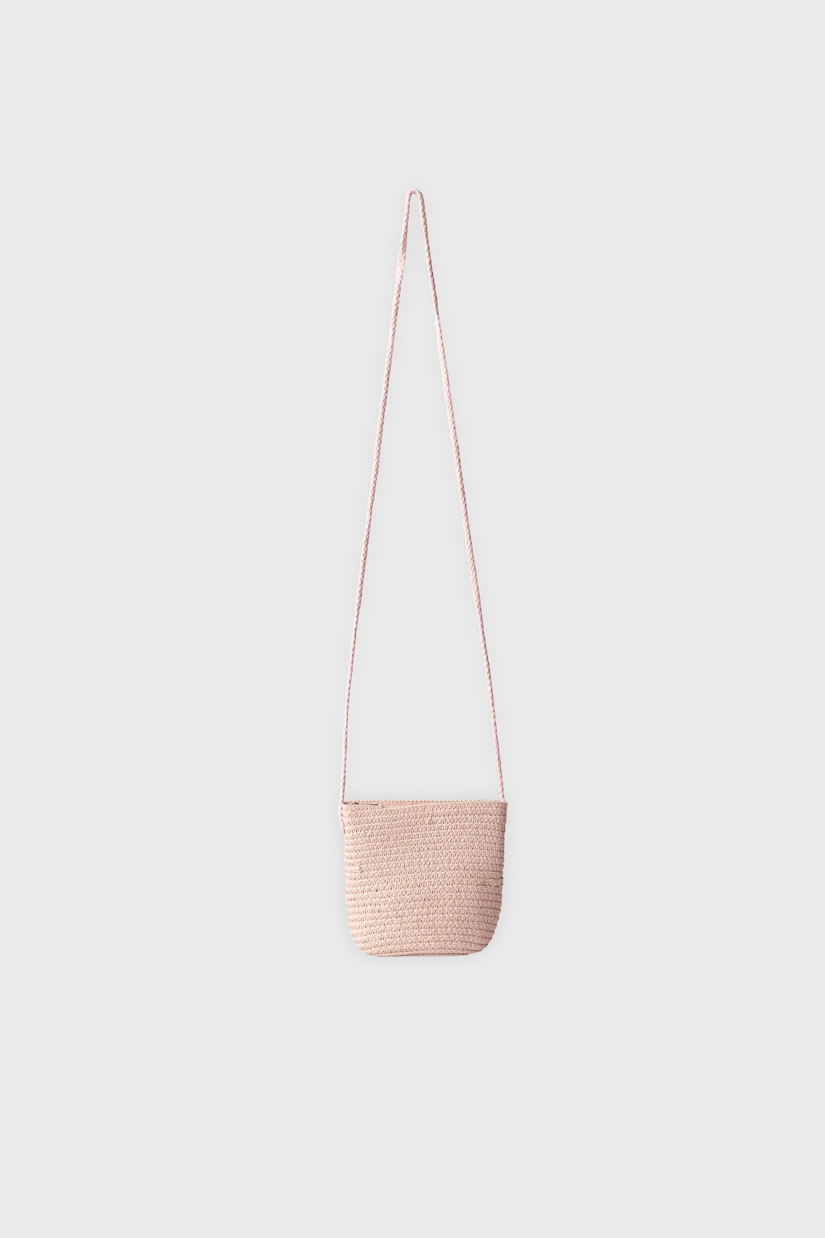 Blush Daisy Woven Bag