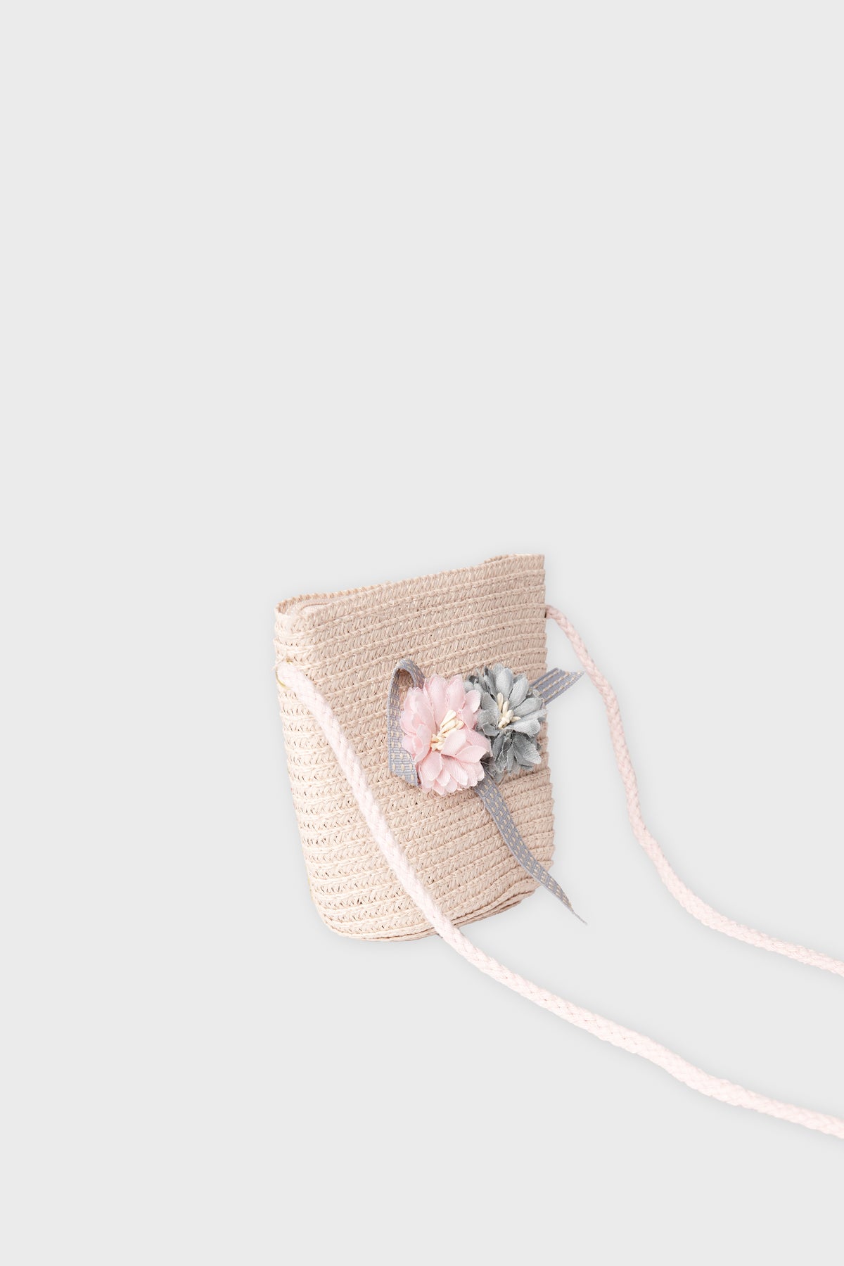 Rosy Petal Woven Bag