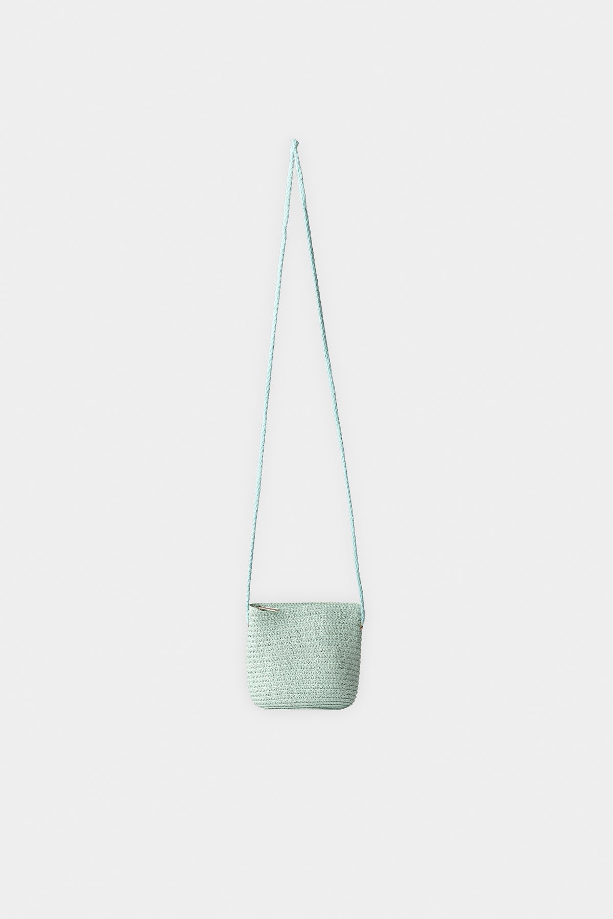 Turquoise Cherry Woven Bag