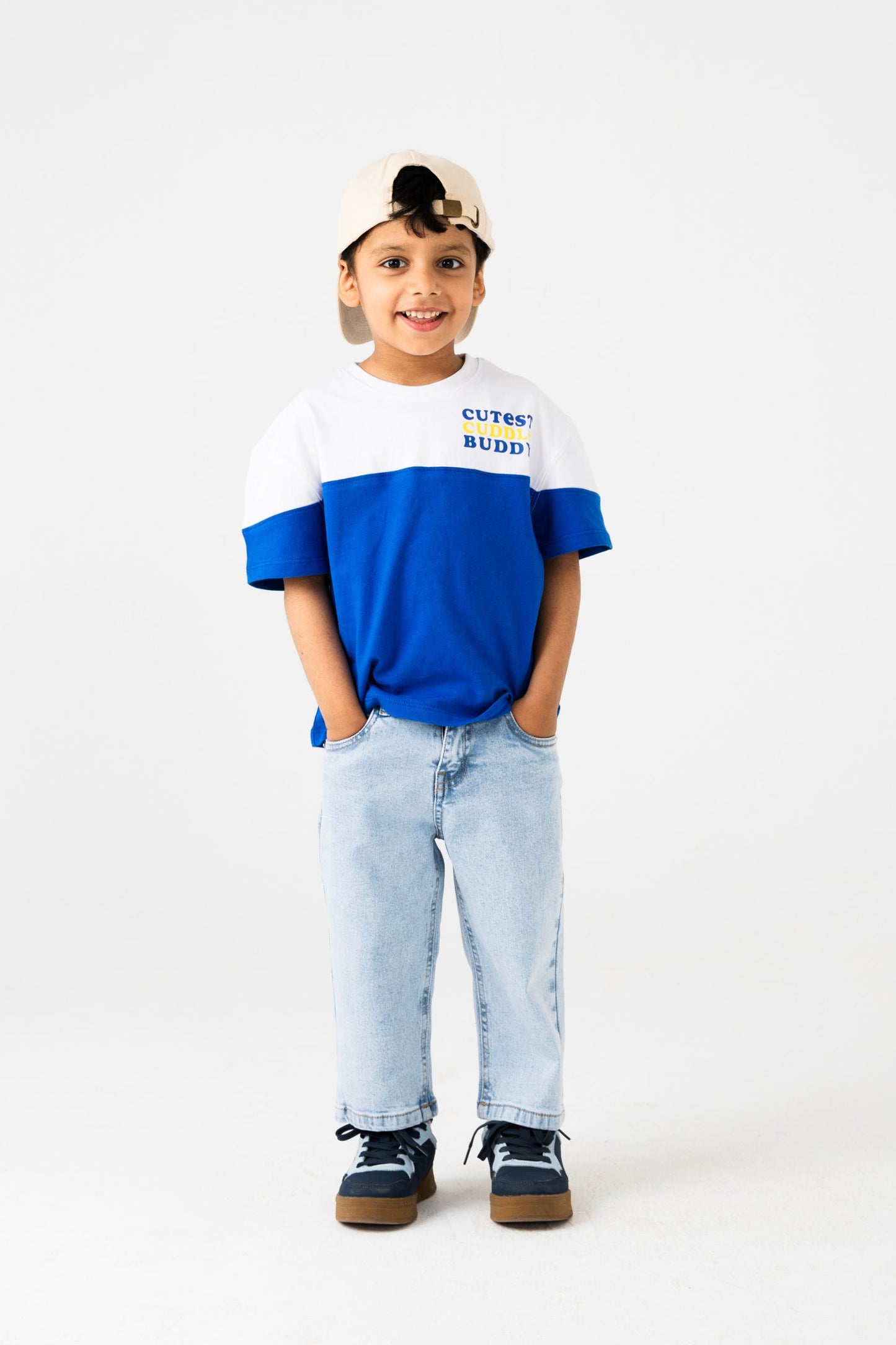 Boys Buddy Block Relaxed Tee