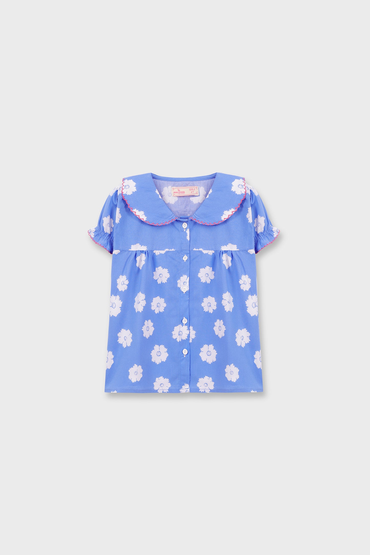 Daisy Collared Cotton Top
