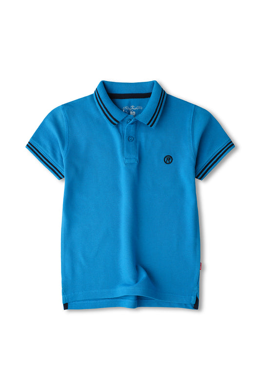 Signature Boy's Rollover Polo Shirt