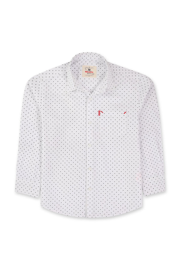 Boys White Casual Shirt