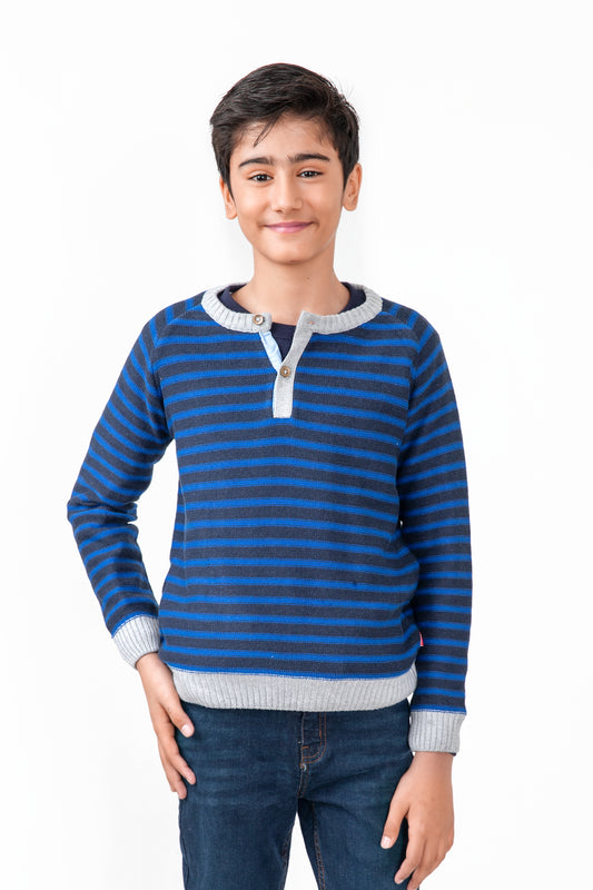 Boys vy Blue Sweater