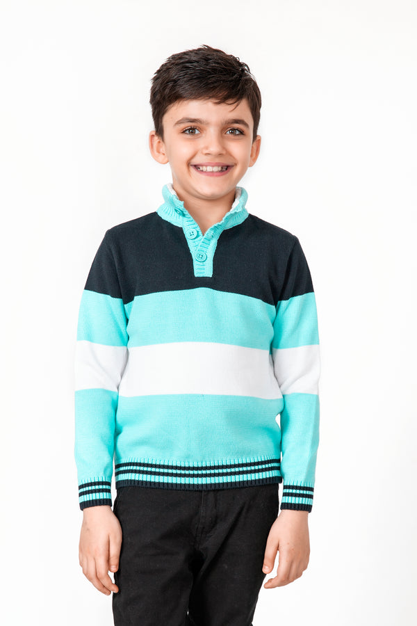 Boys Mock Sweater