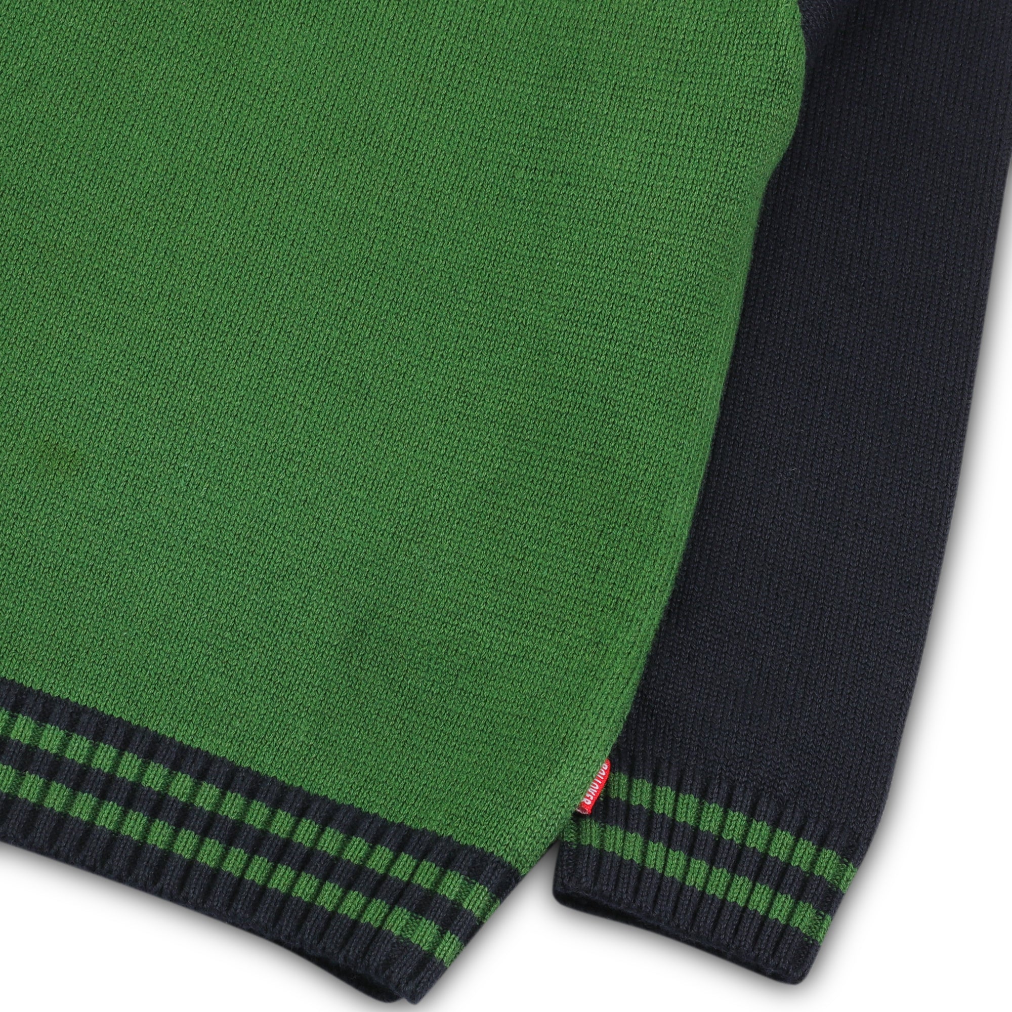 Boys Green Raglan Sweater