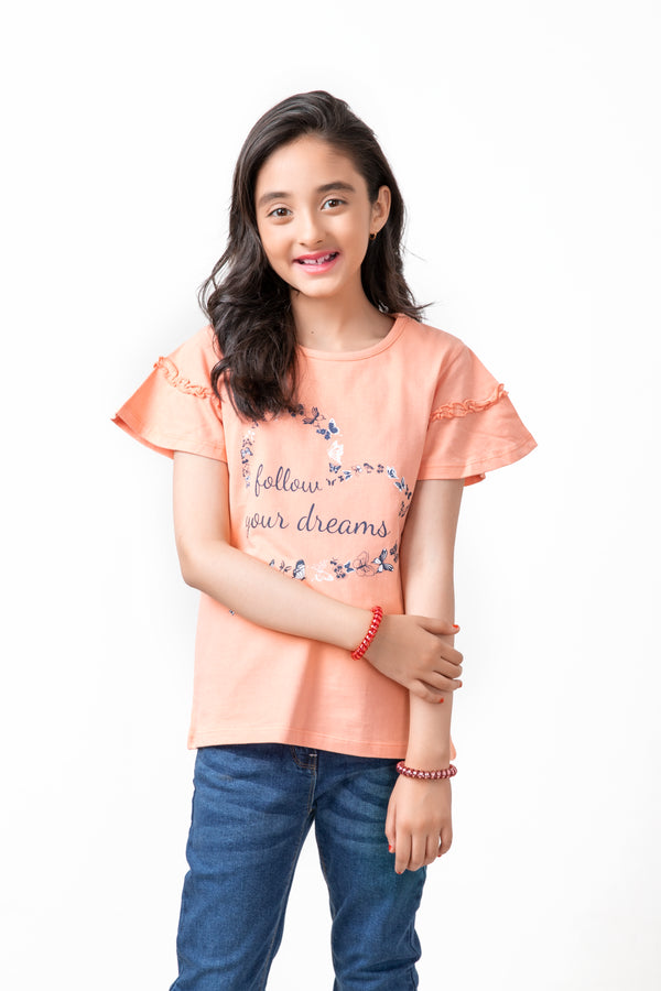 Follow Your Dreams Girls Tee