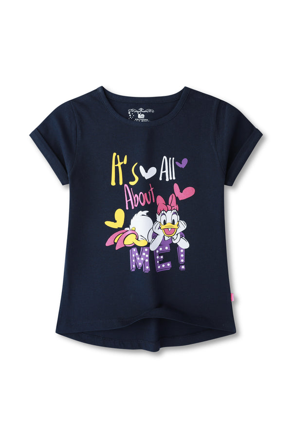 Daisy Duck Dark Blue Girls Tee