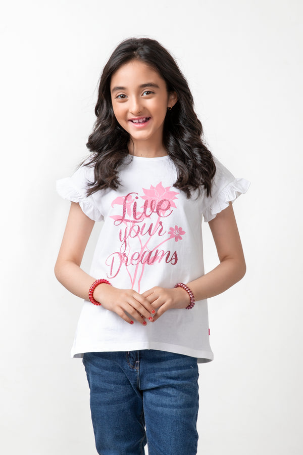 Live Your Dreams Girls Shirt