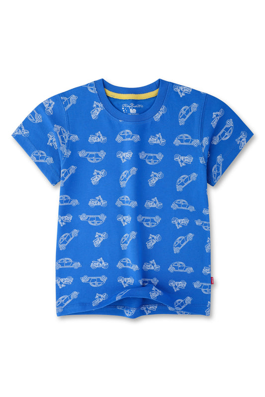 Boys Royal Blue Graphic Tshirt