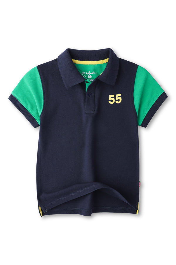 Boys Navy Blue 55 Polo Shirit