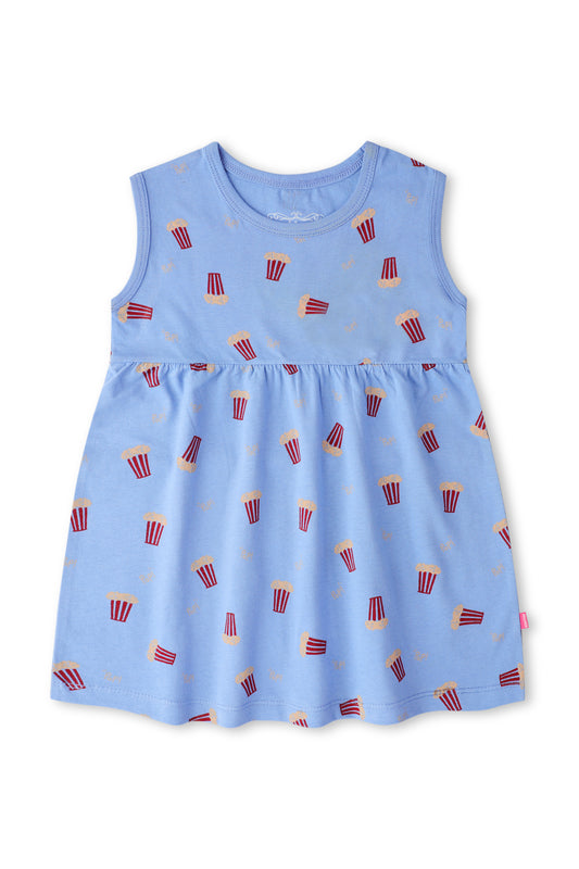 Girls Indigo PopCorn Frock