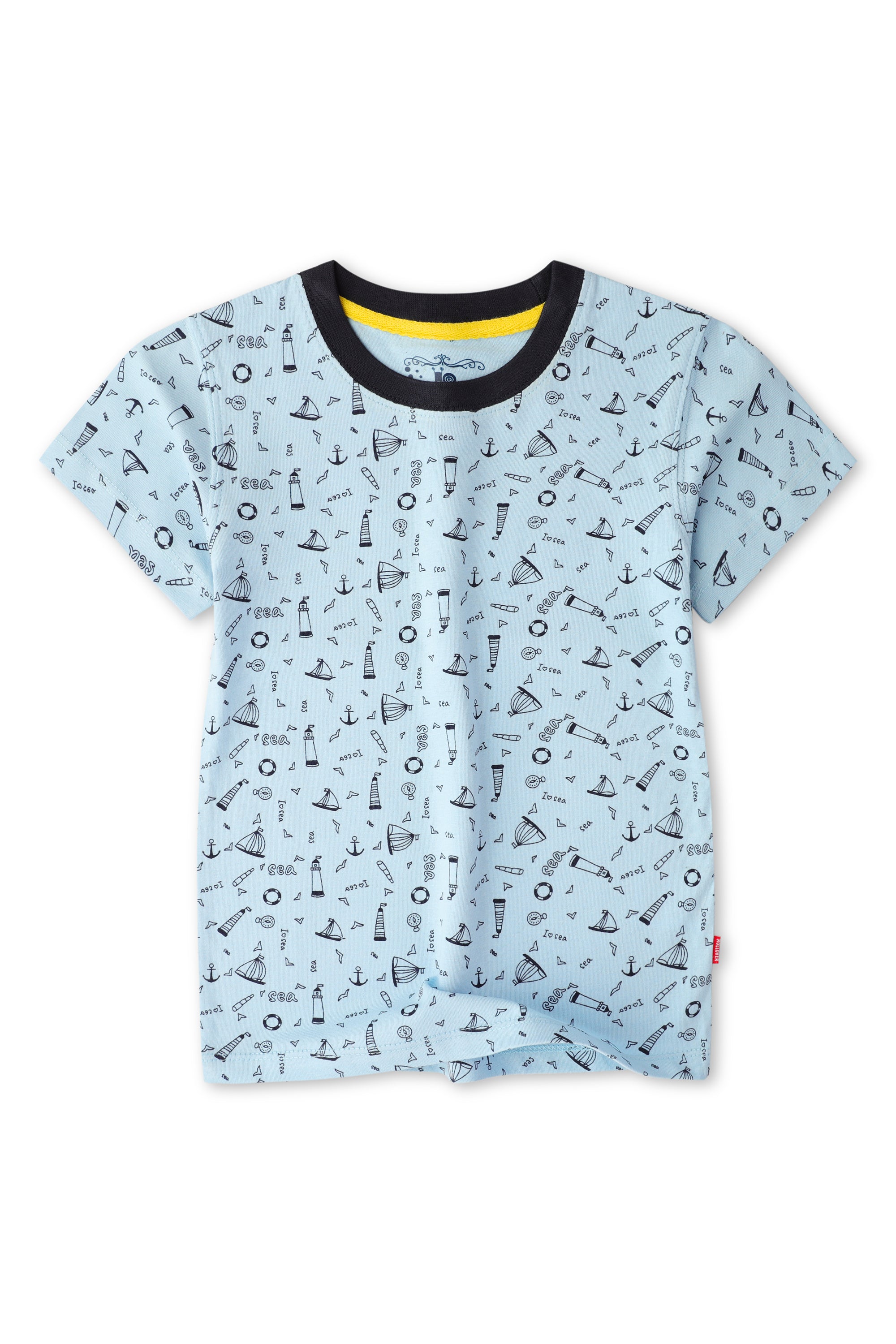 Boys SkyBlue 'Sea' T-shirt
