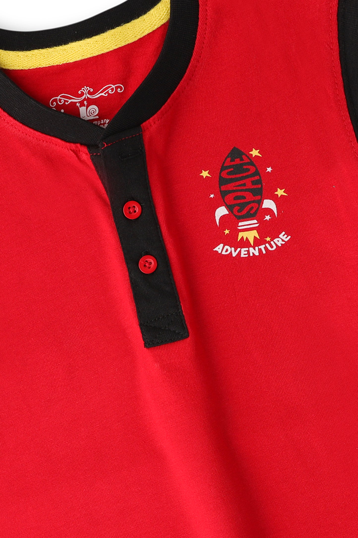 Boys Red Adventure T-shirt