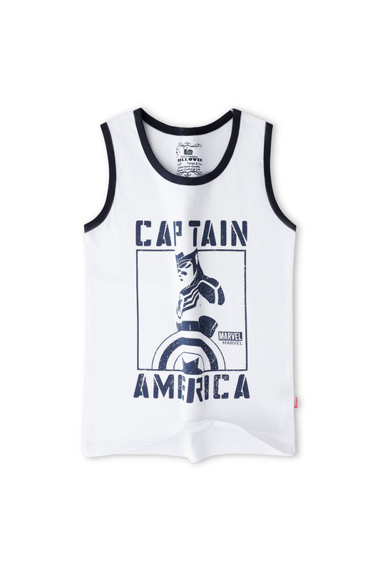 Boys Captain America Tank Top