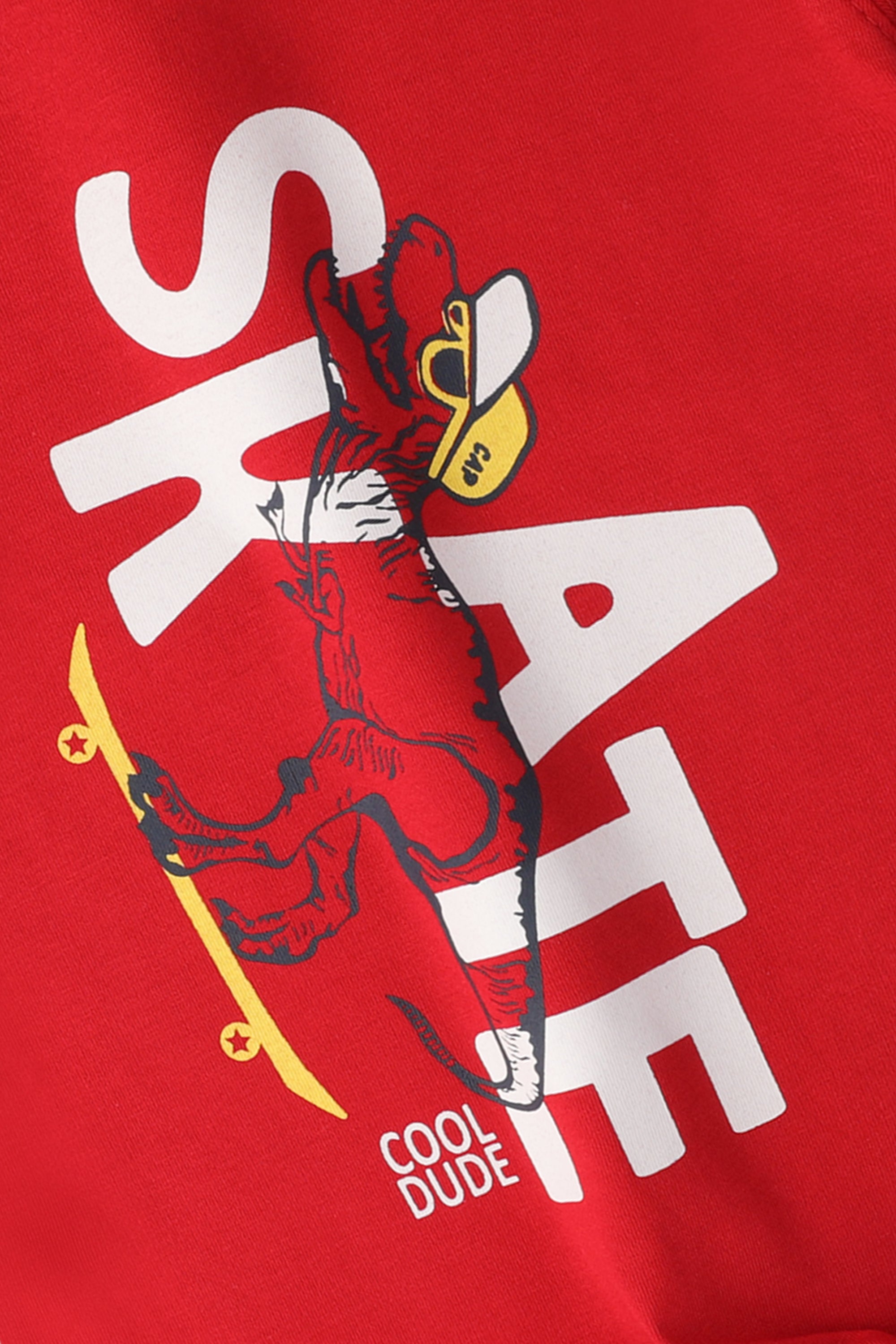 Boys Red Skate Graphic T-shirt