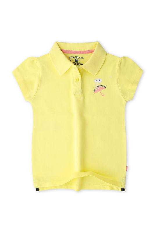 Girls Yellow Polo Shirt