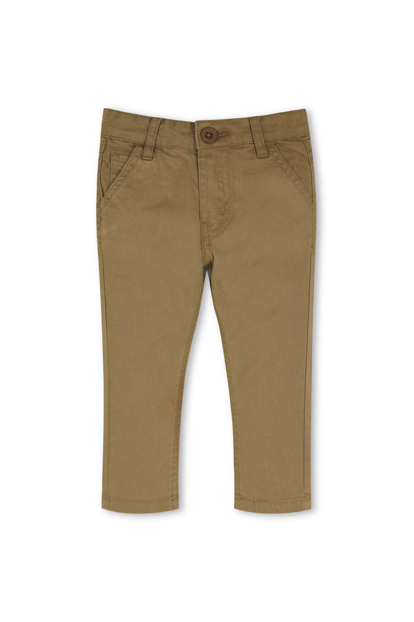 Boys Camel Twill Pants