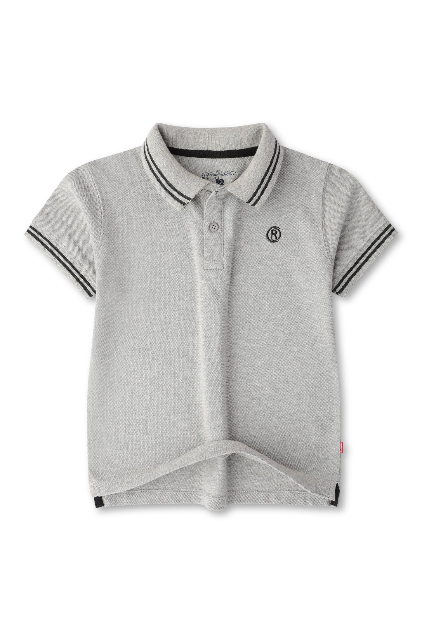 Boys Grey Signature Polo Shirt