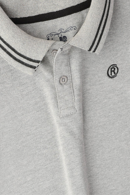 Boys Grey Signature Polo Shirt