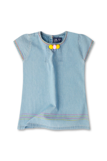 Girls Denim Top