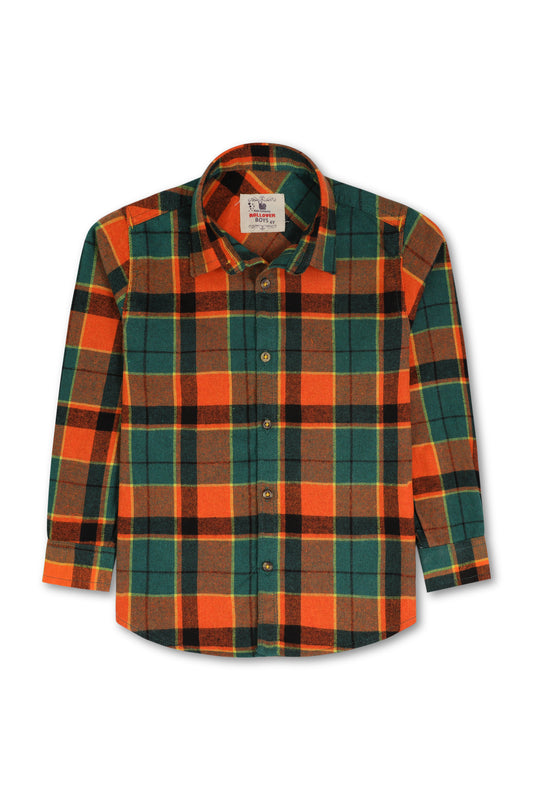 Boys Big Check Casual Shirt