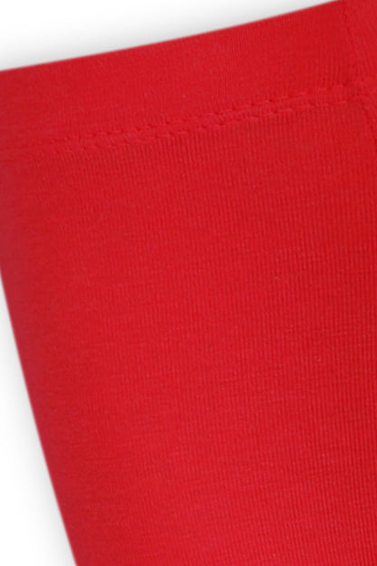 Girls Red Basic Tights