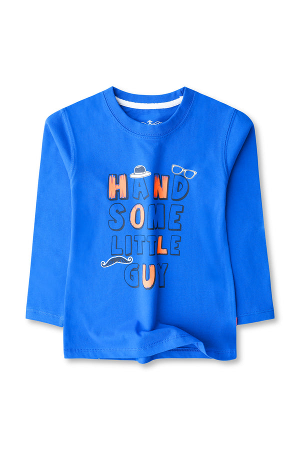 Boys Graphic Blue T-shirt