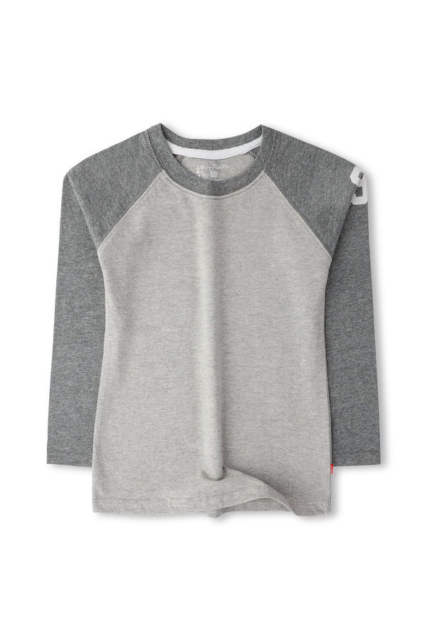 Boys Raglan Grey T-shirt