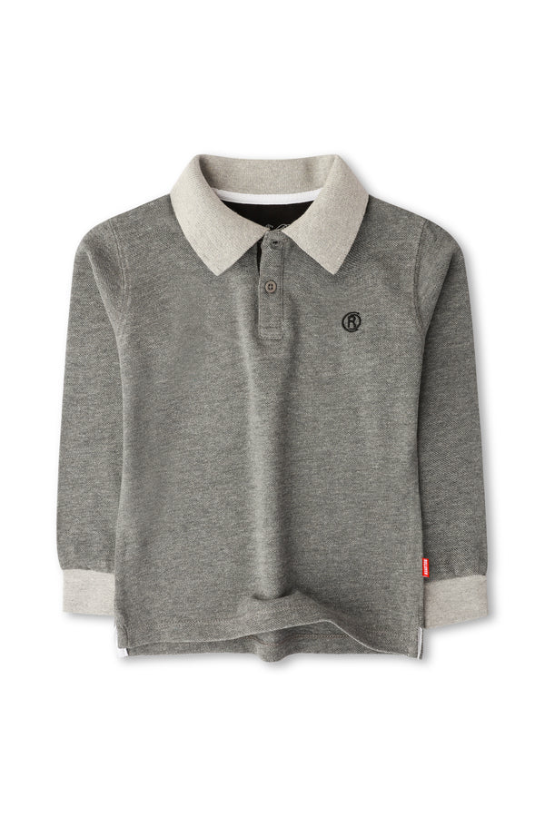 Boys Grey Polo Shirt