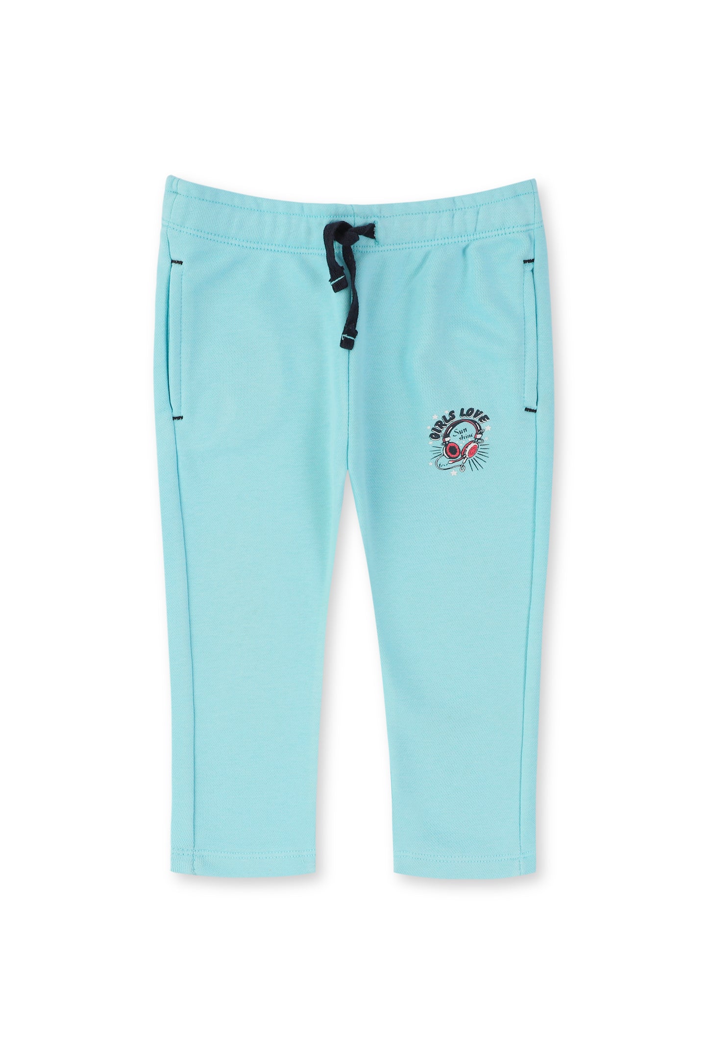 Girls Sky Blue Trousers