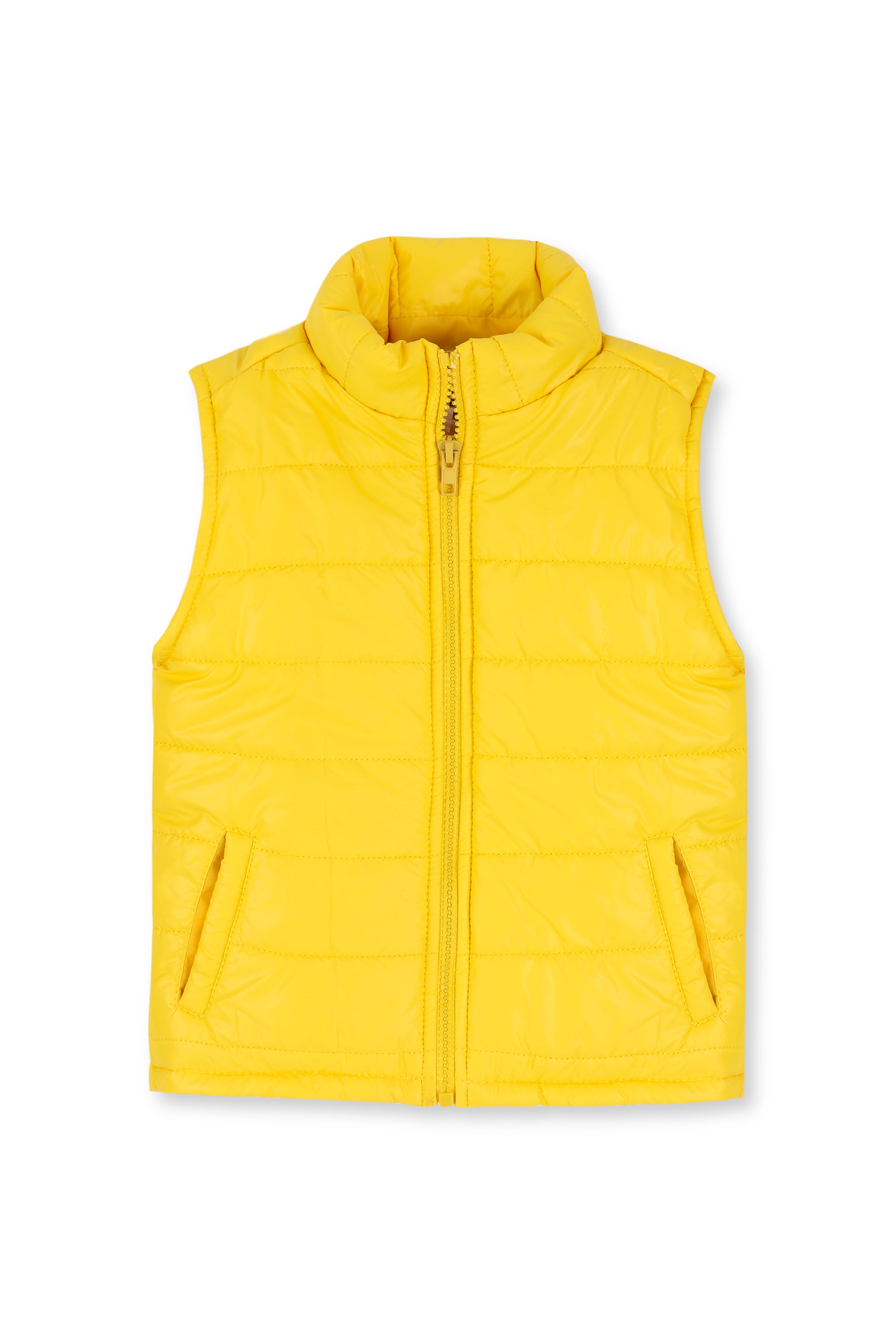 Boys Yellow Puffer Jacket