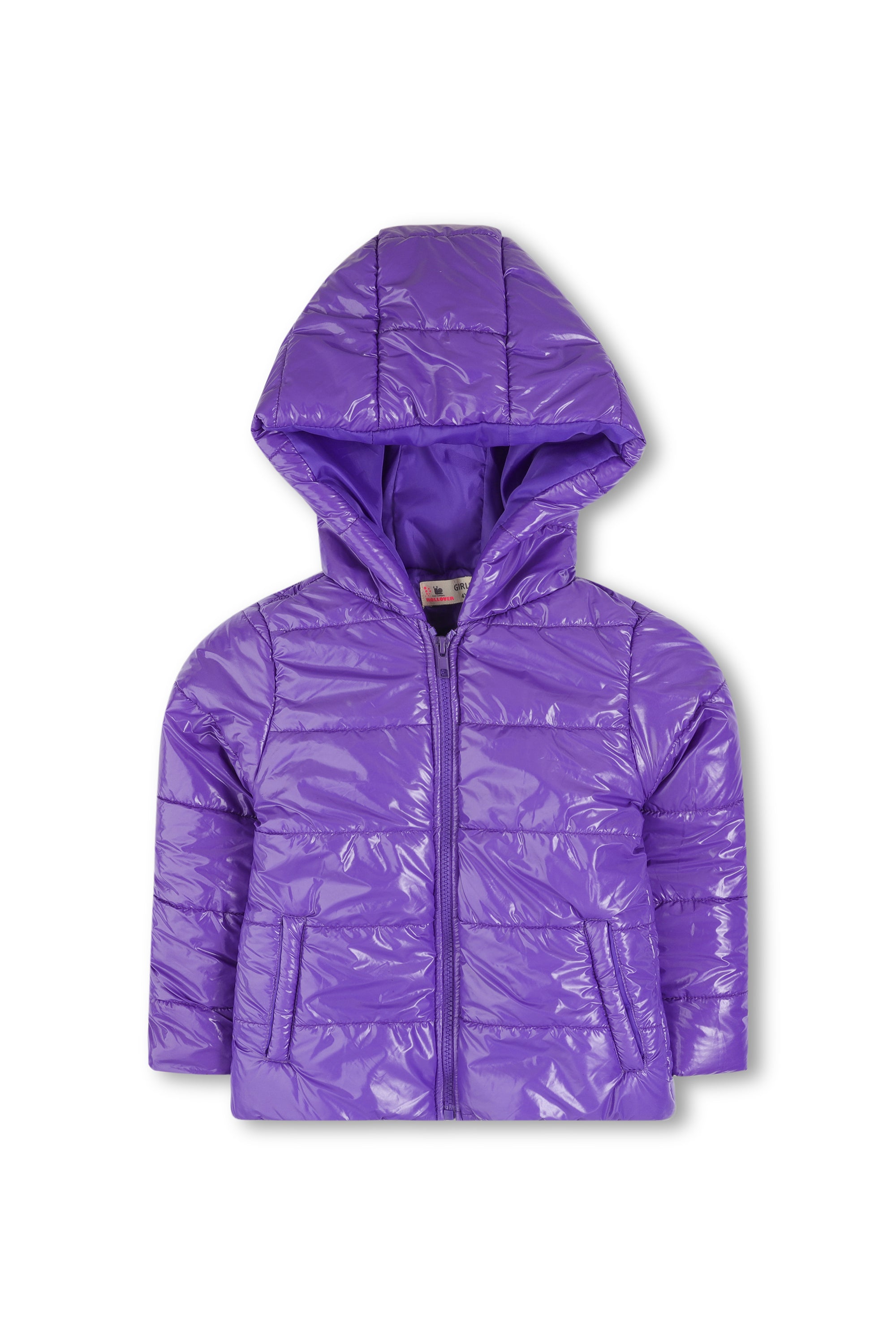 Girls Purple Puffer Jacket