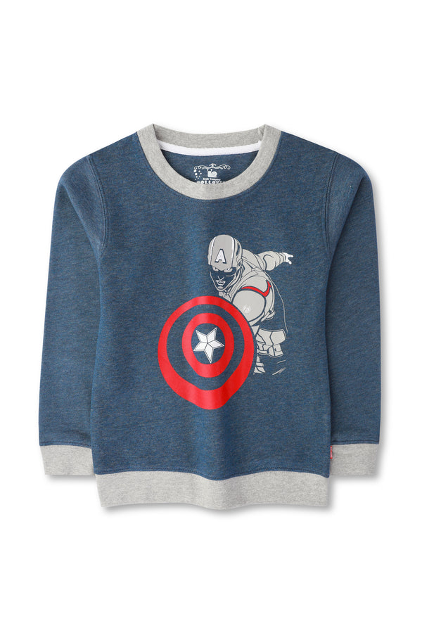 Boys Captain America Sweatshirt