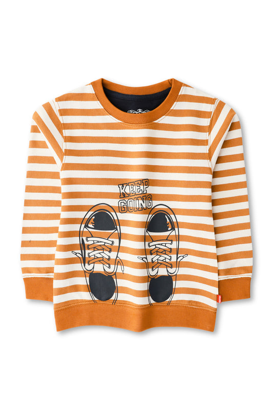 Boys Camel Sweatshirt