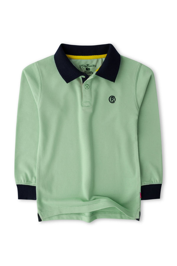 Boys Green Polo Shirt