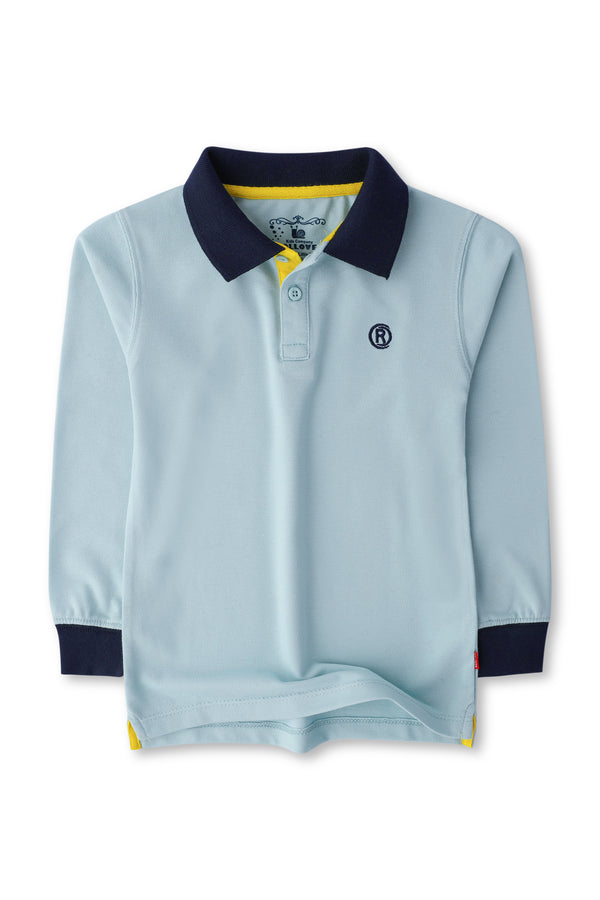 Boys Sky Blue Polo Shirt