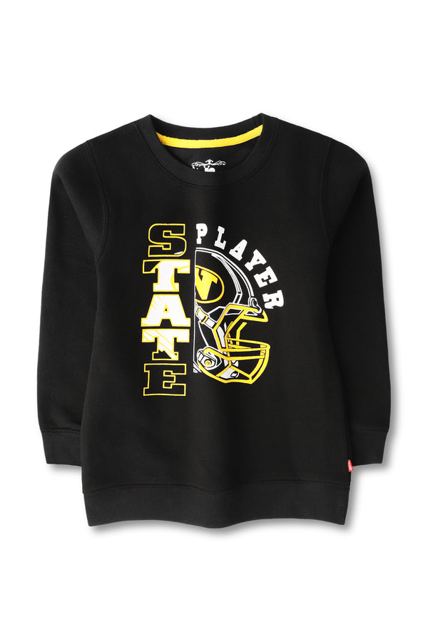 Boys Black State Player Sweatshirt