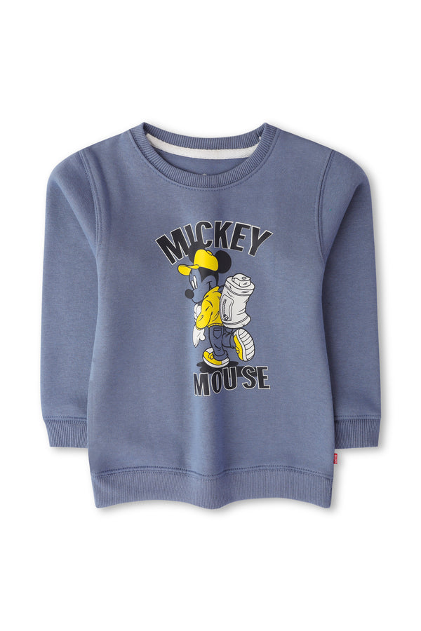 Boys Indigo Fleece Sweatshirt