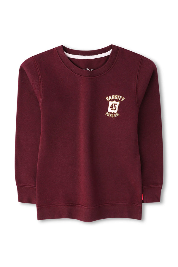 Boys Maroon Sweatshirt