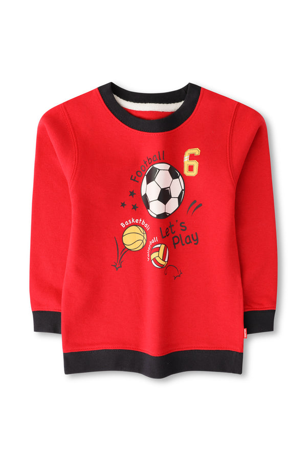 Boys Graphic Football Sweatshirt