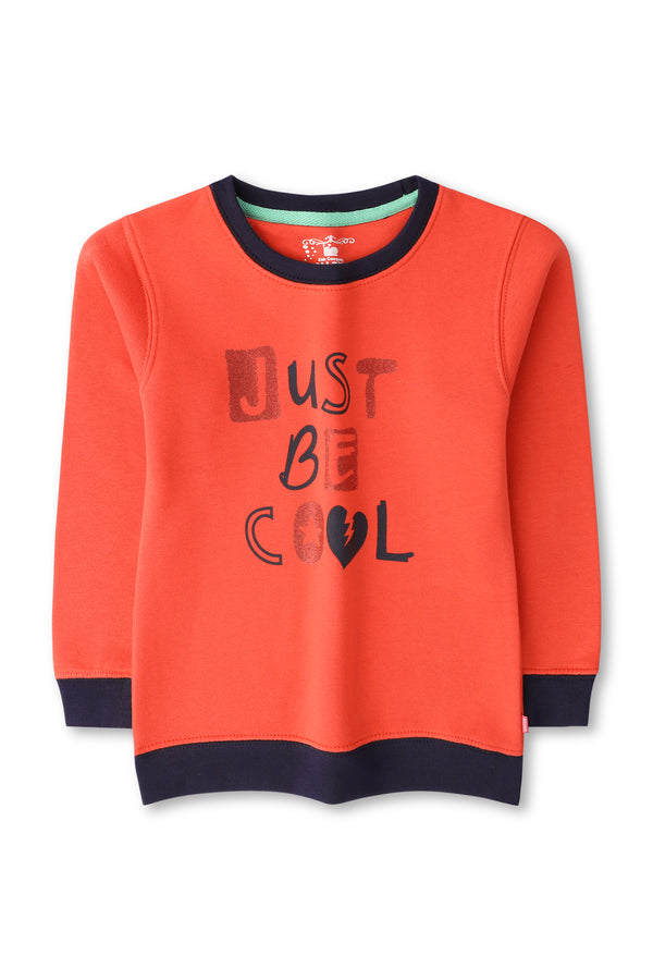 Girls Rust Sweatshirt