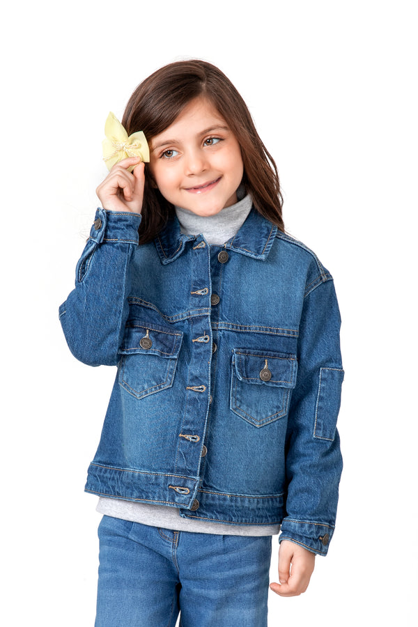 Girls Blue Denim Jacket