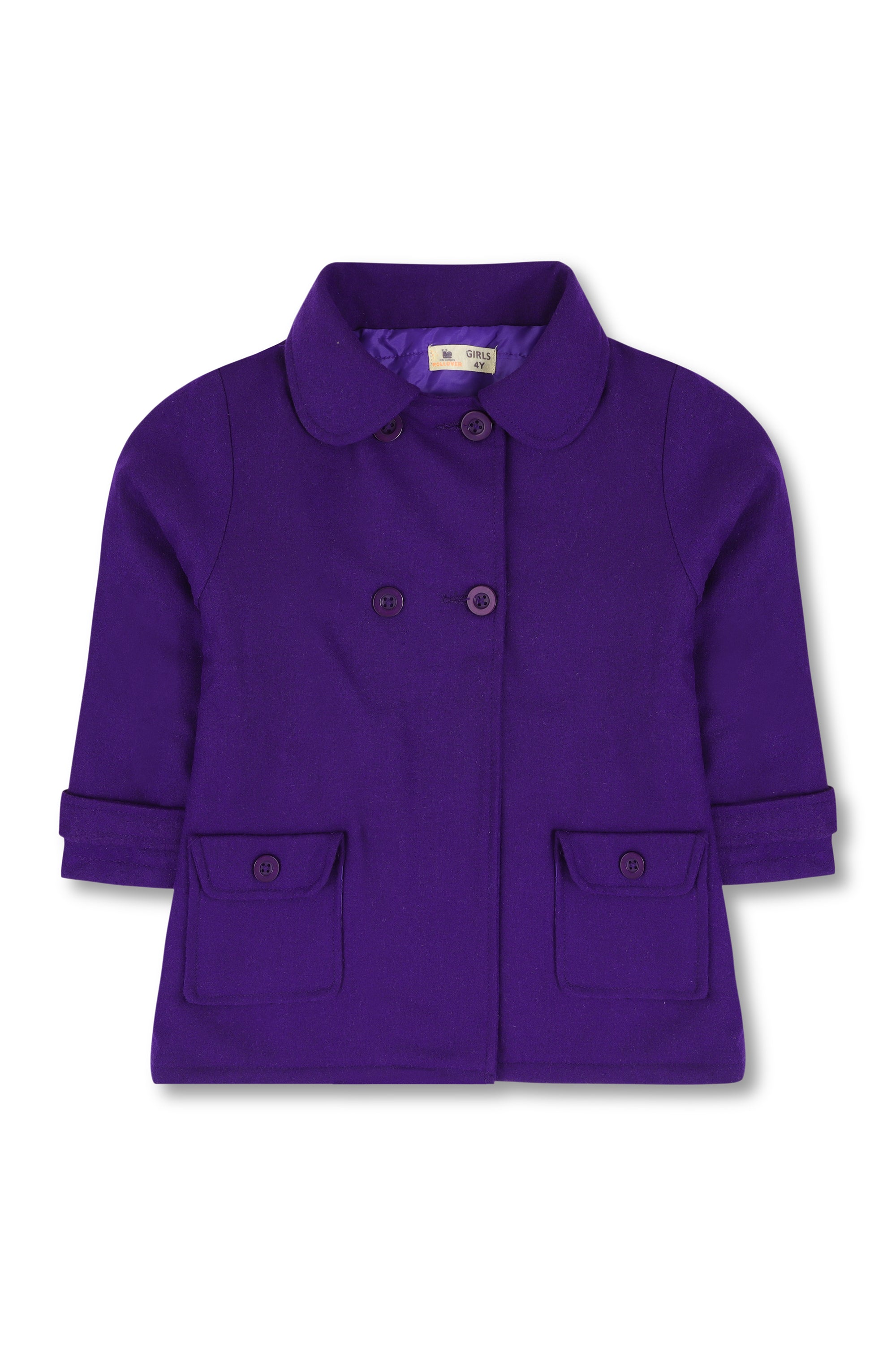 Girls Purple Coat