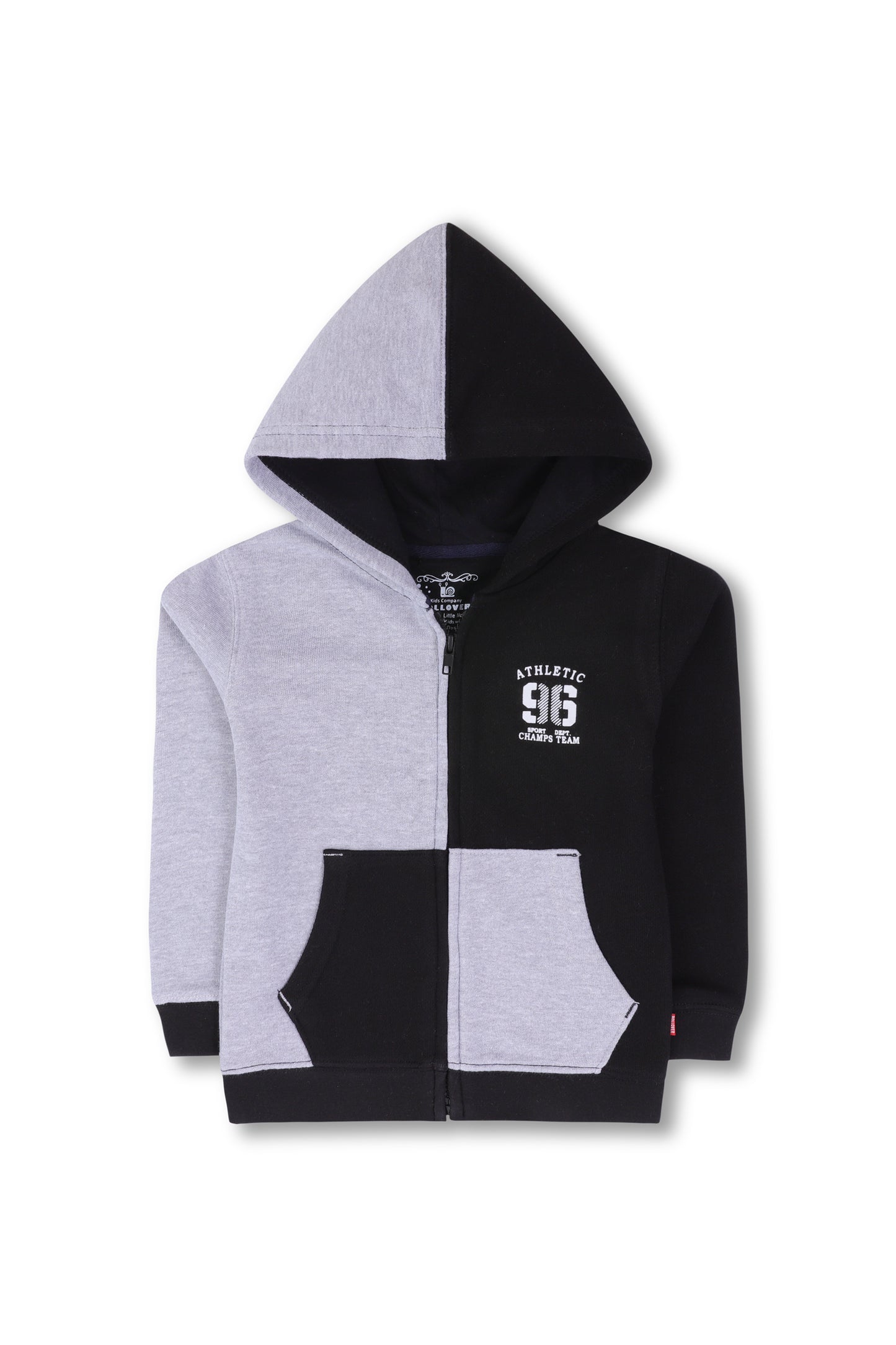 Boys Dual-Tone Athletic Terry Hood