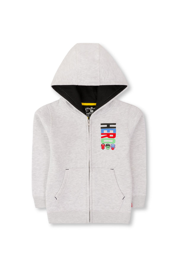 Boys Oatmeal Fleece Hoodie